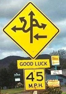road sign